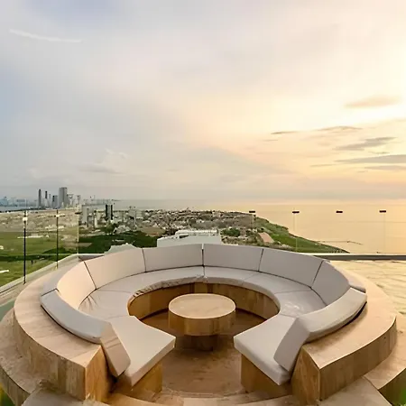 Lujoso Y Nuevo Cerca Al Centro/ Piscina Panorámica Apartamento Cartagena