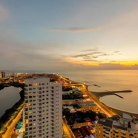 Lujoso Y Nuevo Cerca Al Centro/ Piscina Panorámica Apartamento Cartagena