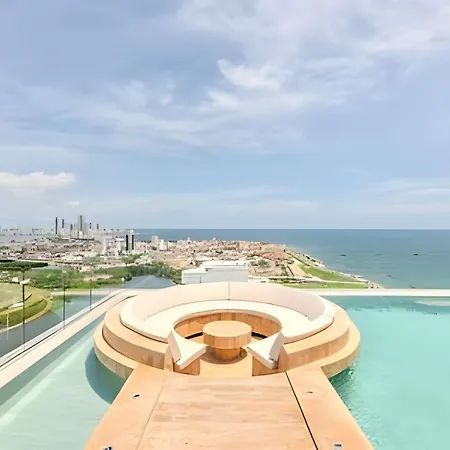 Apartamento Lujoso Y Nuevo Cerca Al Centro/ Piscina Panorámica Cartagena