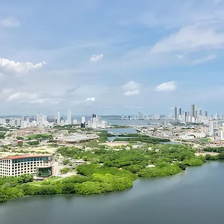 Lujoso Y Nuevo Cerca Al Centro/ Piscina Panorámica Apartamento Cartagena